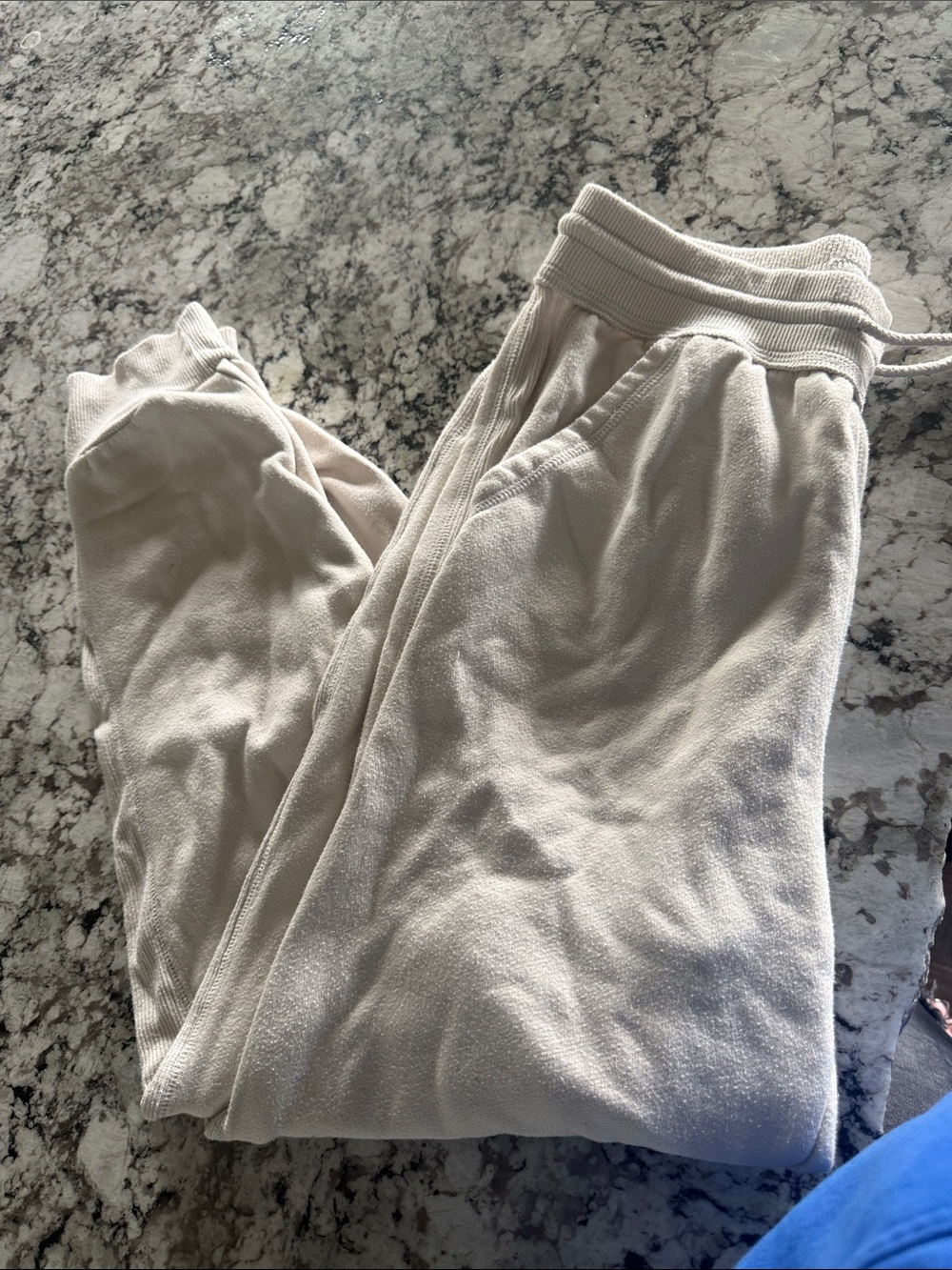 Universal Thread Cream Joggers with Drawstring - Picture 3 of 3